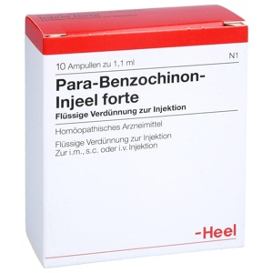 PARA BENZOCHINON Injeel forte Ampullen Produktbild