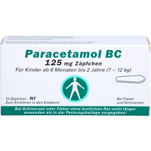 PARACETAMOL-BC-125-mg-Suppositorien Produktbild