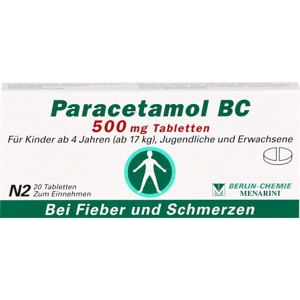 PARACETAMOL BC 500 mg Tabletten Produktbild
