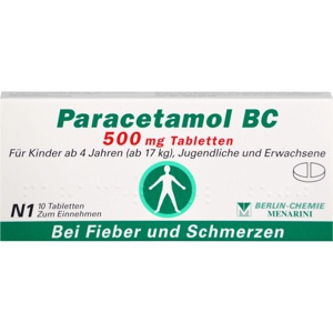 PARACETAMOL-BC-500-mg-Tabletten Produktbild