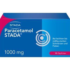 PARACETAMOL STADA 1000 mg Zäpfchen Produktbild