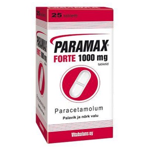 Paramax forte tbl 1000mg n25 toote pilt