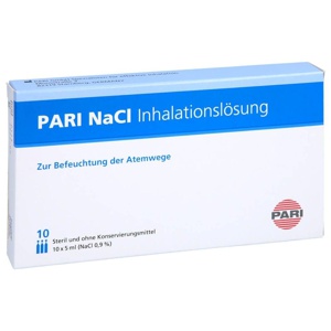 PARI NaCl Inhalationslösung Ampullen 10X5 ml Ampullen Produktbild