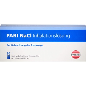 PARI NaCl Inhalationslösung 20X2.5 ml Ampullen Produktbild