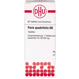 PARIS QUADRIFOLIA D 6 Tabletten Produktbild
