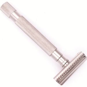 Parker Shaving 55SL-SC Semi-Slant 3 Piece Safety Razor Satin Chrome produkt bild