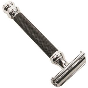 Parker Shaving 76R- Ultra Heavyweight Black & Chrome Handle Buterfly Open Safety Razor produkt bild