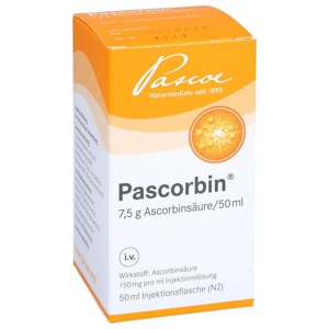 PASCORBIN Injektionslösung Injektionsflasche Produktbild