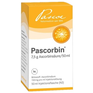 PASCORBIN Injektionslösung Injektionsflasche Produktbild