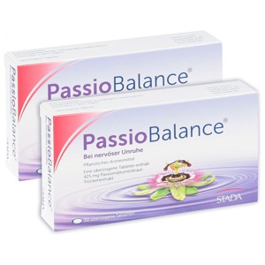 PassioBalance 425 mg Passionsblumenkraut-Trockenextrakt überzogene Tabletten, 60 St Produktbild