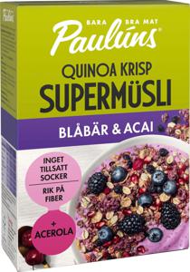 Müsli Blåbär Acai 400 g produkt bild