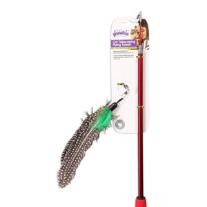 Pawise Teleskopspö med Snören och Fjädrar produkt bild