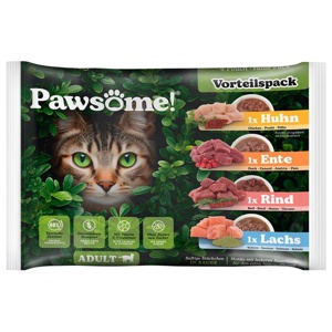 Pawsome Katze, Adult, Mixpack 4x85 g Produktbild