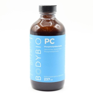 PC Phosphatidyl Choline aktives BodyBio Liquid Produktbild