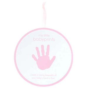 Pearhead Hand/Fotavtryck i Plåtburk Rosa produkt bild