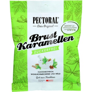 PECTORAL Brustkaramellen zuckerfrei Beutel Produktbild