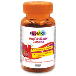 Pediakid Gummies Multivitamins Cherry 60 stk. produktbillede