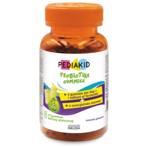 Pediakid Gummies Probiotics Apple 60 stk. produktbillede