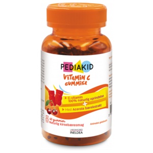 Pediakid Gummies Vitamin C Cherry 60 stk. produktbillede
