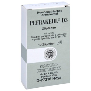 PEFRAKEHL D 3 Zäpfchen Produktbild