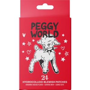 Peggy World Blemish Patches Hearts and Stars Red 24 st produkt bild