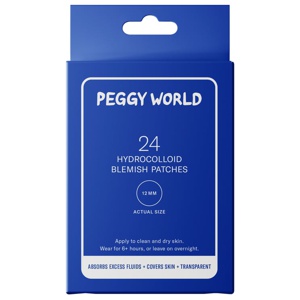 Peggy World Blemish Patches Round, Transparent 24 st produkt bild