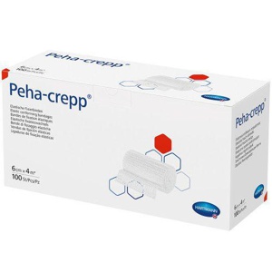 PEHA CREPP Fixierbinde 6 cmx4 m comp.verp. Produktbild