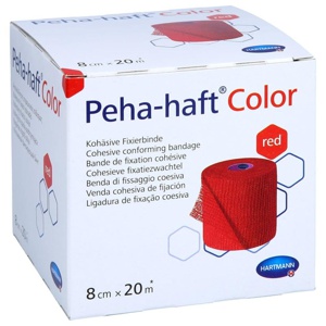 PEHA-HAFT Color Fixierb.latexfrei 8 cmx20 m rot Produktbild