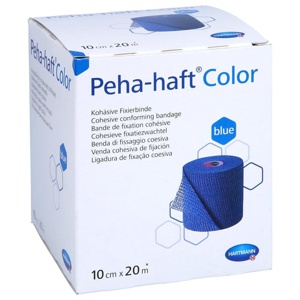 PEHA-HAFT Color Fixierbinde 10 cmx20 m blau Produktbild