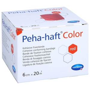 PEHA-HAFT Color Fixierb.latexfrei 6 cmx20 m rot Produktbild