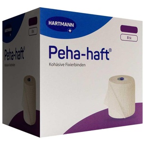 Peha-Haft Fixierbinde latexfrei 10 cmx20 m, 8 St Binden Produktbild