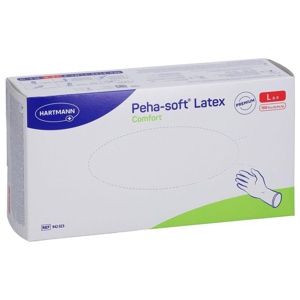 Peha-soft Latex Comfort L 100 St Handschuhe Produktbild