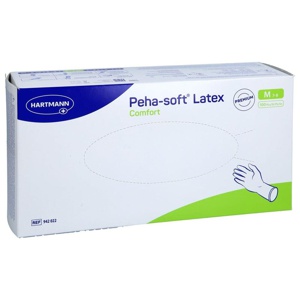 Peha-soft Latex Comfort M 100 St Handschuhe Produktbild