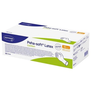 Peha-soft Latex Comfort XS 100 St Handschuhe Produktbild