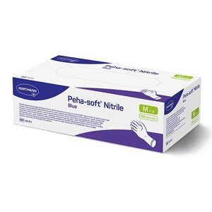 Peha-soft Nitrile Blue M 150 St Handschuhe Produktbild