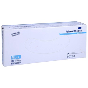 PEHA-SOFT nitrile guard Unt.Hands.unsteril pf M Produktbild