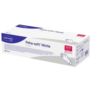 Peha Soft nitrile guard Untersuchungshandschuhe puderfrei unsteril L, 100 St Handschuhe Produktbild