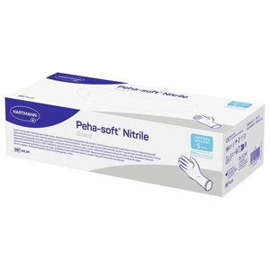 Peha Soft nitrile guard Untersuchungshandschuhe puderfrei unsteril S, 100 St Handschuhe Produktbild