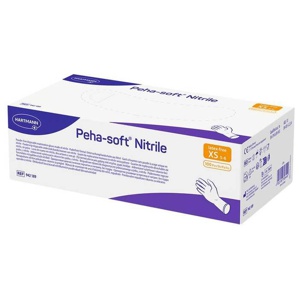 Peha Soft nitrile Untersuchungshandschuhe puderfrei unsteril XS, 100 St Handschuhe Produktbild
