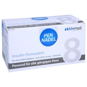 PEN NADELN Universal 8 Kanülen 0,26x8 mm 100 St Produktbild