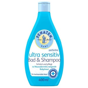 Penaten Ultra sensitiv Bad & Shampoo, 400 ml Bad Produktbild