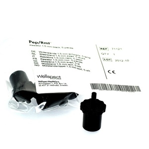 PEP Modstande 1,5 mm SORT 5 stk produktbillede