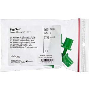 PEP Modstande 3,5 mm GRØN 5 stk produktbillede