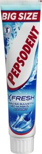 Pepsodent Tandkräm X-Fresh Aquamint 125 ml produkt bild