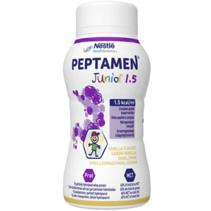 Peptamen Junior 1,5 næringsdrikk vanilje 4x200 ml produktbilde