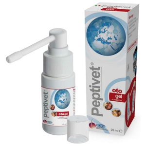 Peptivet øregel til dyr 25 ml produktbilde