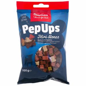 Pepups Mini Bones Hundgodis 100g produkt bild