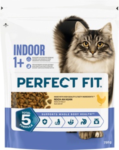 Trockenfutter Katze Indoor 1+ mit Huhn, Adult, 750 g Produktbild
