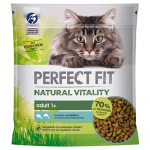 Perfect Fit Natural Vitality Adult 1+ Lachs und Weißfisch Produktbild