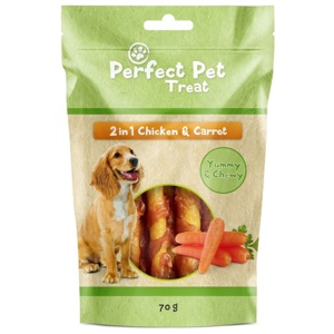 Perfect Pet 2-in-1 Chicken & Carrot 70 g produkt bild